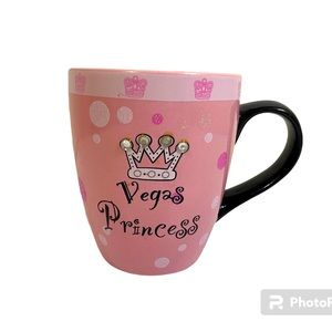 SOLD Pink Las Vegas princess mug NWT